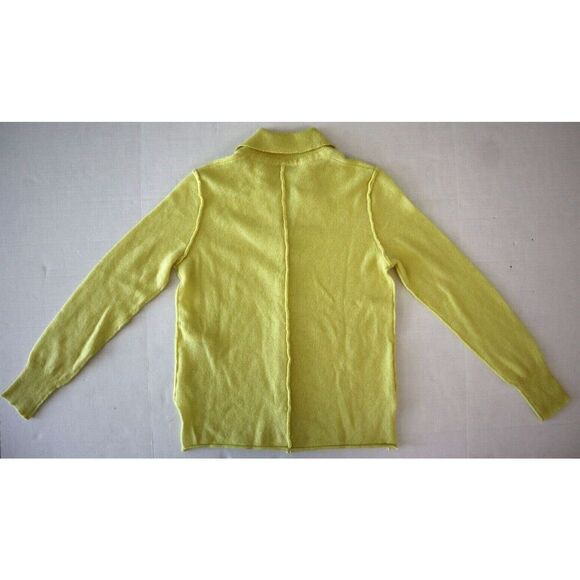 Free People OB1409802 Women's Sz XS Yellow Paloma Cashmere Cardigan Sweater - Picture 2 of 6